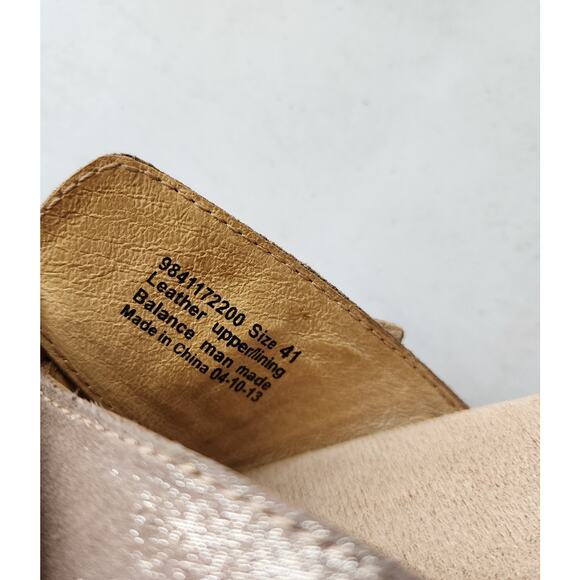 Dansko Sandals Womens 10.5 Slip On Leather Champagne Shimmer Buckle Sophie EU 41 - Picture 10 of 11